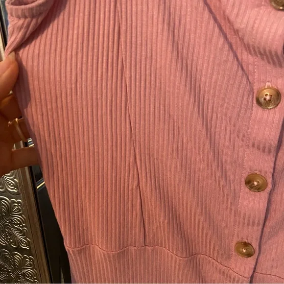 🆕• TOPSHOP • tie shoulder ribbed mini dress - Picture 7 of 8